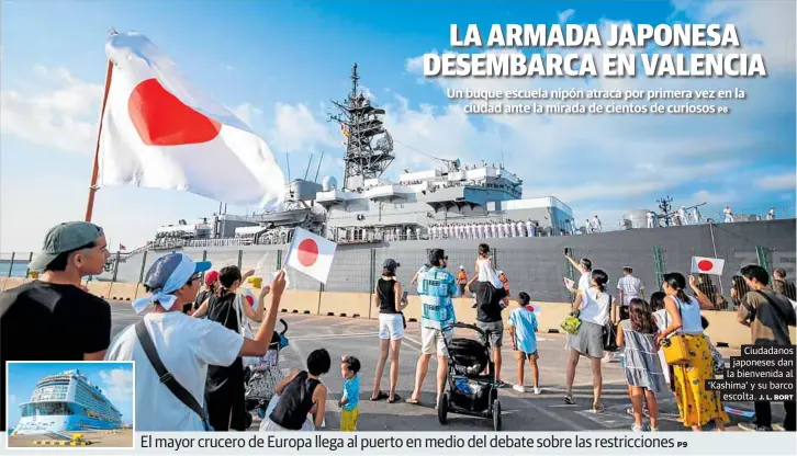 LA ARMADA JAPONESA DESEMBARCA EN VALENCIA