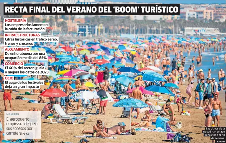 RECTA FINAL DEL VERANO DEL ‘BOOM’ TURÍSTICO