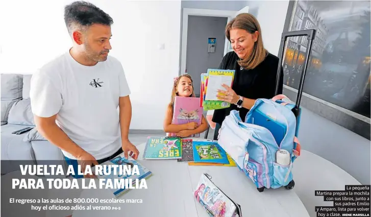 VUELTA A LA RUTINA PARA TODA LA FAMILIA