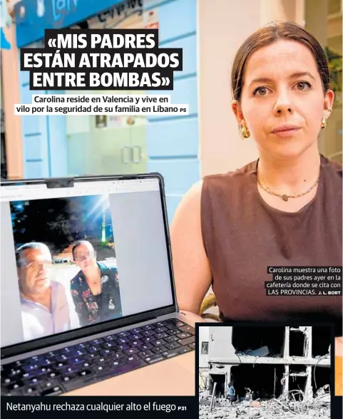 «MIS PADRES ESTÁN ATRAPADOS ENTRE BOMBAS»