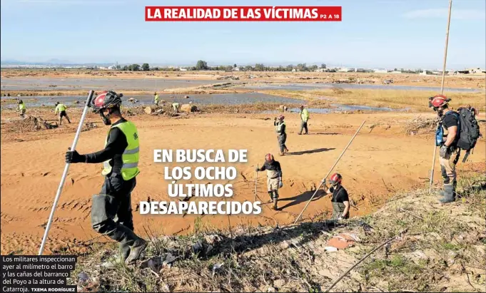 EN BUSCA DE LOS OCHO ÚLTIMOS DESAPARECIDOS