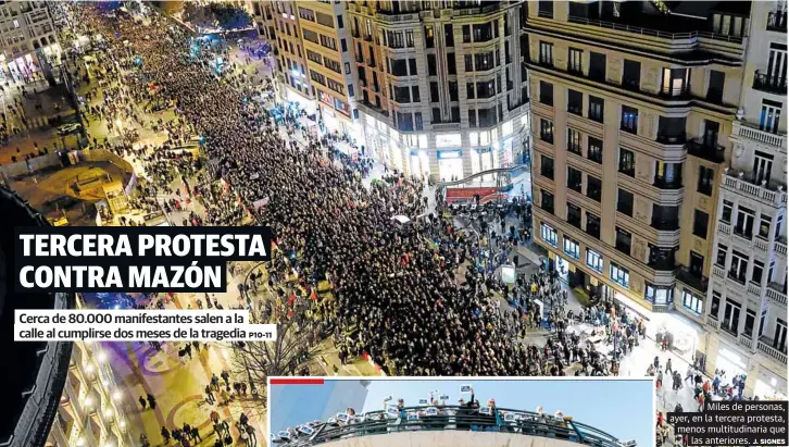 TERCERA PROTESTA CONTRA MAZÓN