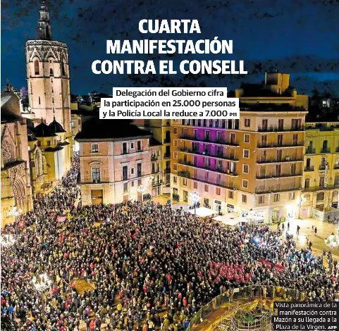 CUARTA MANIFESTACIÓN CONTRA EL CONSELL