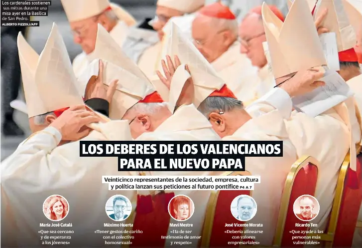 LOS DEBERES DE LOS VALENCIANOS PARA EL NUEVO PAPA