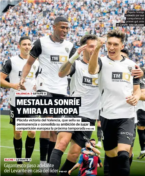 MESTALLA SONRÍE Y MIRA A EUROPA