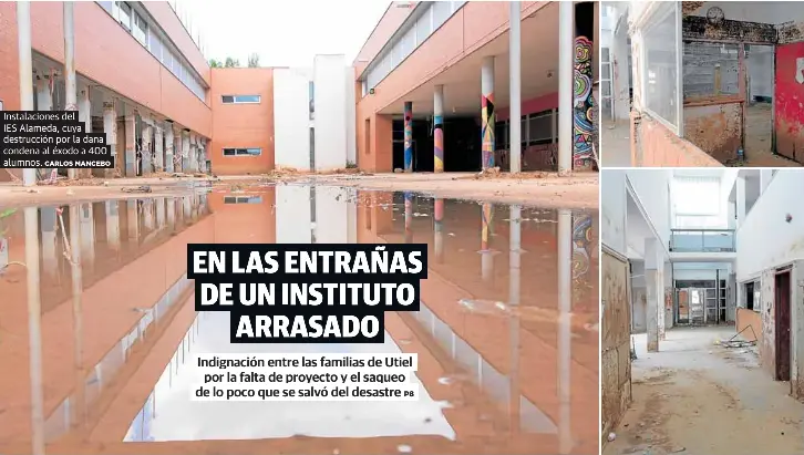 EN LAS ENTRAÑAS DE UN INSTITUTO ARRASADO