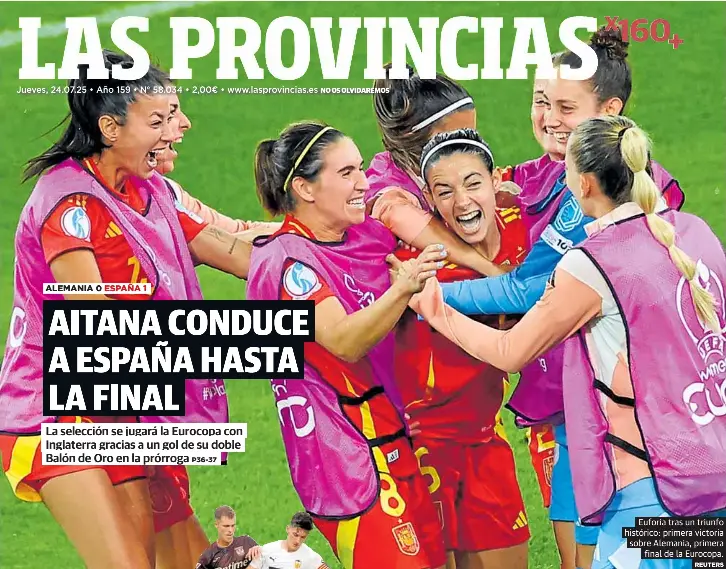 AITANA CONDUCE A ESPAÑA HASTA LA FINAL