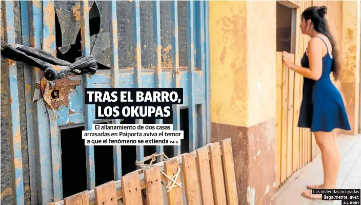 TRAS EL BARRO, LOS OKUPAS