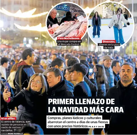 PRIMER LLENAZO DE LA NAVIDAD MÁS CARA