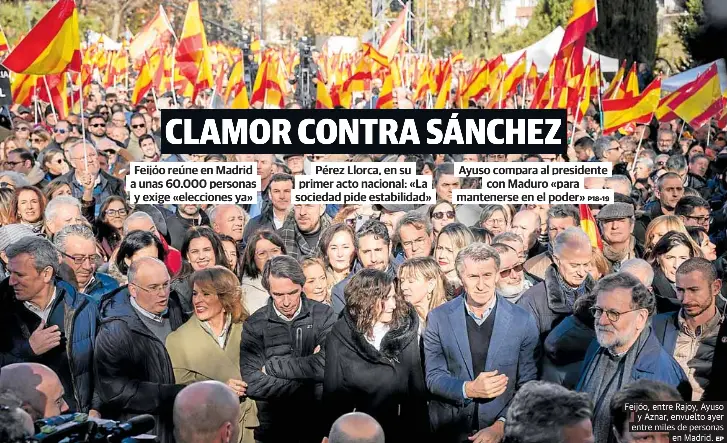 CLAMOR CONTRA SÁNCHEZ