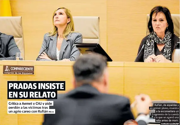 PRADAS INSISTE EN SU RELATO