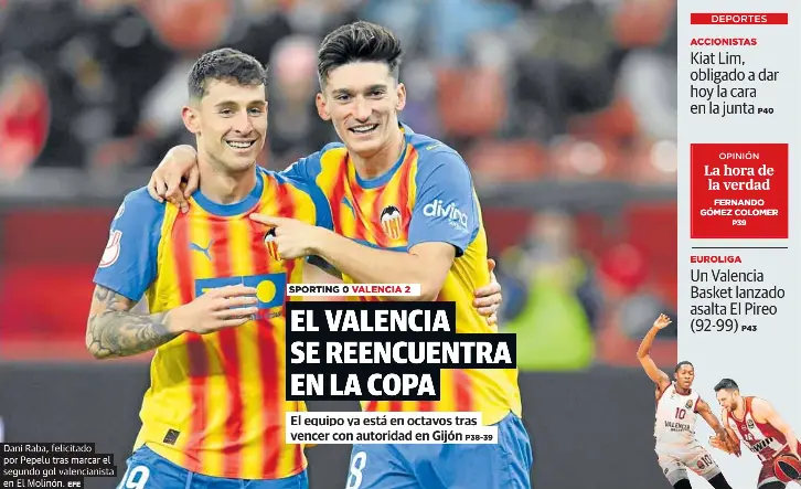 EL VALENCIA SE REENCUENTRA EN LA COPA