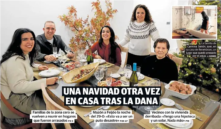 UNA NAVIDAD OTRA VEZ EN CASA TRAS LA DANA