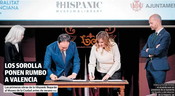 LOS SOROLLA PONEN RUMBO A VALENCIA