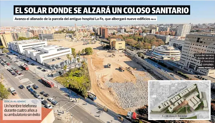 EL SOLAR DONDE SE ALZARÁ UN COLOSO SANITARIO
