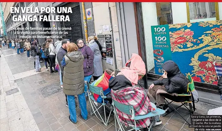 EN VELA POR UNA GANGA FALLERA
