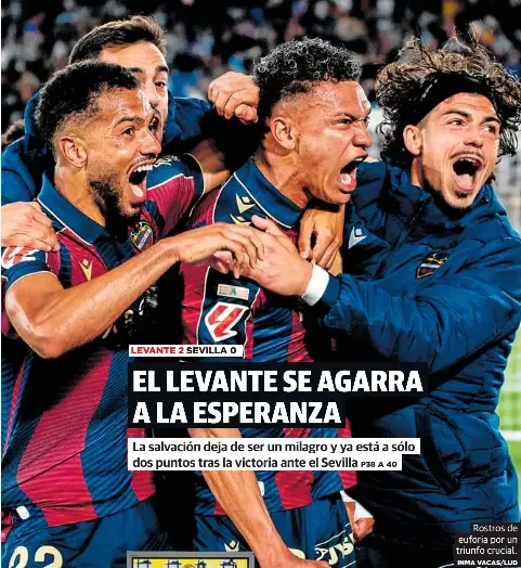 EL LEVANTE SE AGARRA A LA ESPERANZA