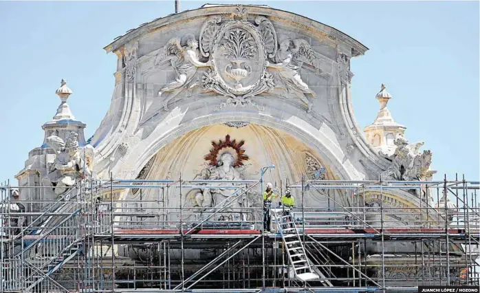 LA CATEDRAL EMPIEZA A MOSTRAR SU IMAFRONTE