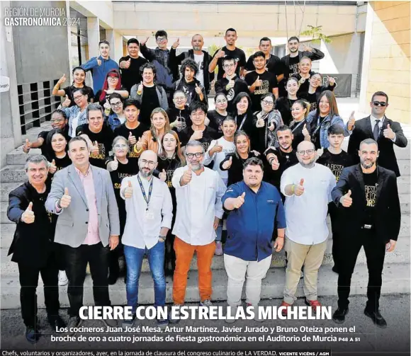 CIERRE CON ESTRELLAS MICHELIN