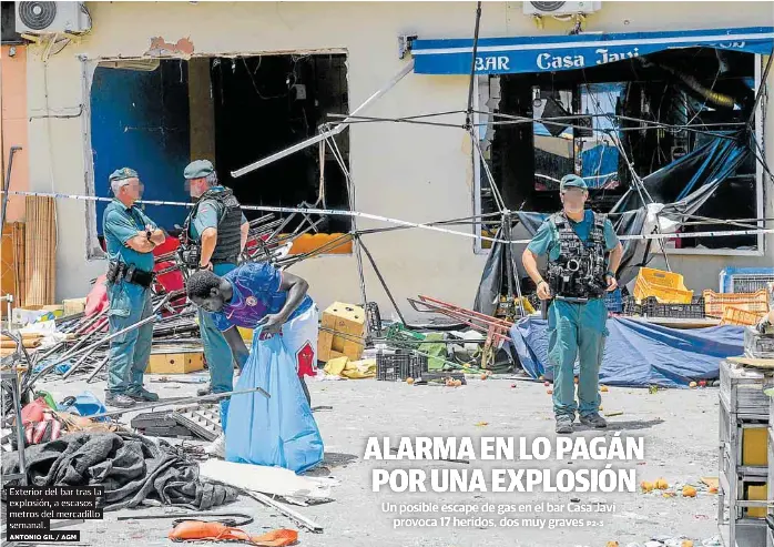ALARMA EN LO PAGÁN POR UNA EXPLOSIÓN