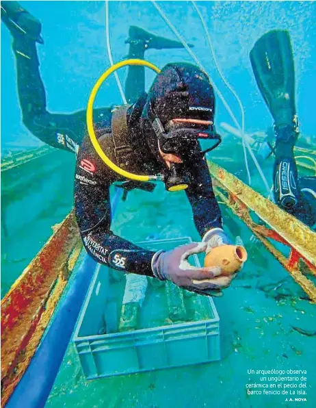 LOS SECRETOS DEL BARCO FENICIO DE MAZARRÓN, AL DESCUBIERTO