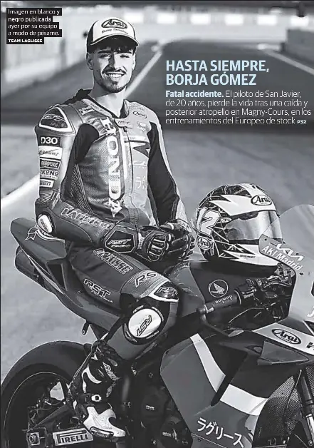 HASTA SIEMPRE, BORJA GÓMEZ