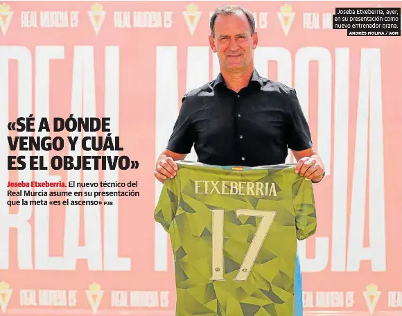 «SÉ A DÓNDE VENGO Y CUÁL ES EL OBJETIVO»