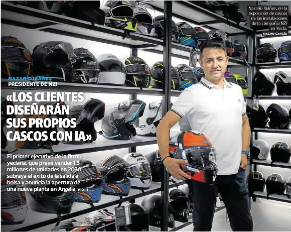 «LOS CLIENTES DISEÑARÁN SUS PROPIOS CASCOS CON IA»