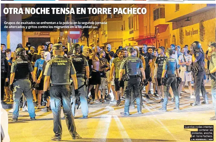 OTRA NOCHE TENSA EN TORRE PACHECO