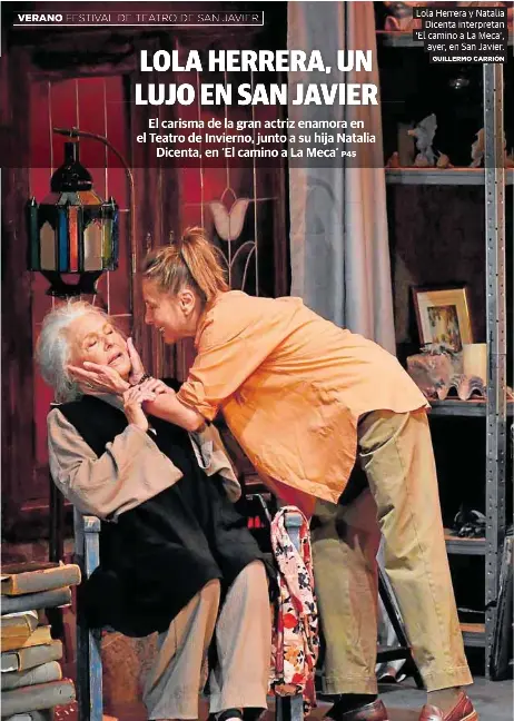 LOLA HERRERA, UN LUJO EN SAN JAVIER