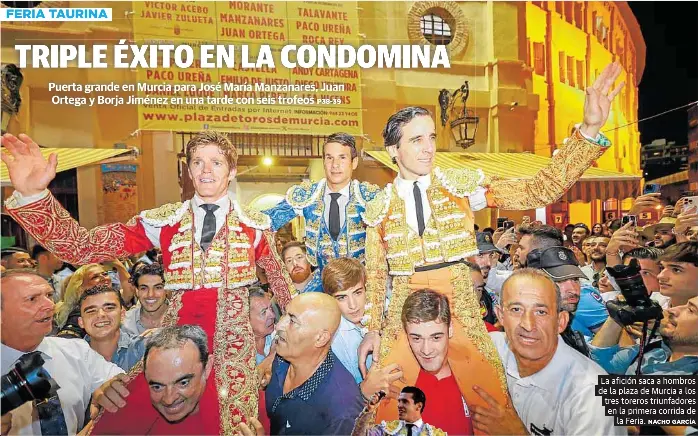 TRIPLE ÉXITO EN LA CONDOMINA