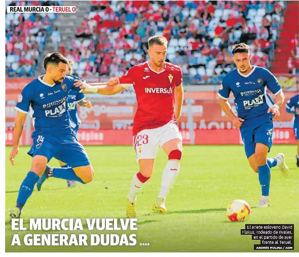 EL MURCIA VUELVE A GENERAR DUDAS
