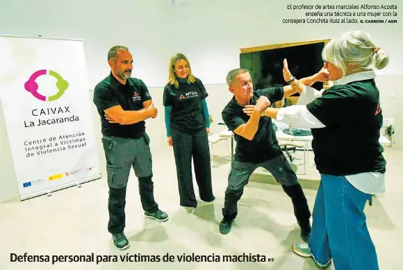 DEFENSA PERSONAL PARA VÍCTIMAS DE VIOLENCIA MACHISTA