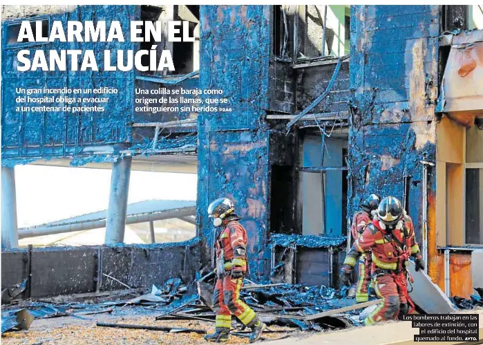 ALARMA EN EL SANTA LUCÍA