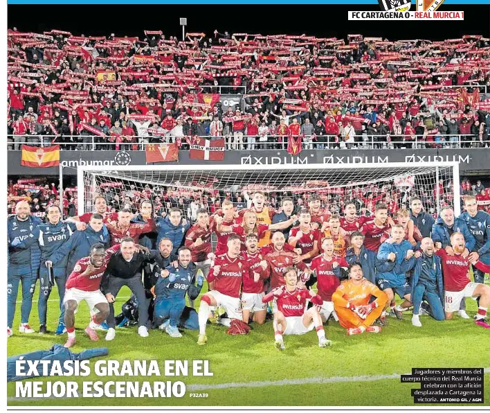 ÉXTASIS GRANA EN EL MEJOR ESCENARIO