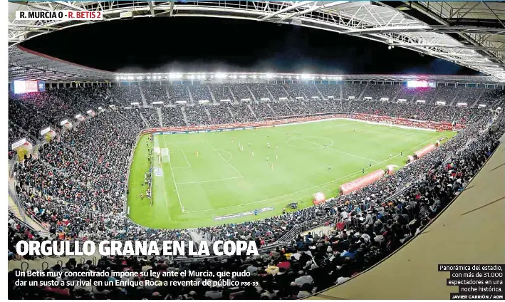 ORGULLO GRANA EN LA COPA