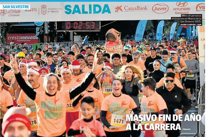 MASIVO FIN DE AÑO A LA CARRERA
