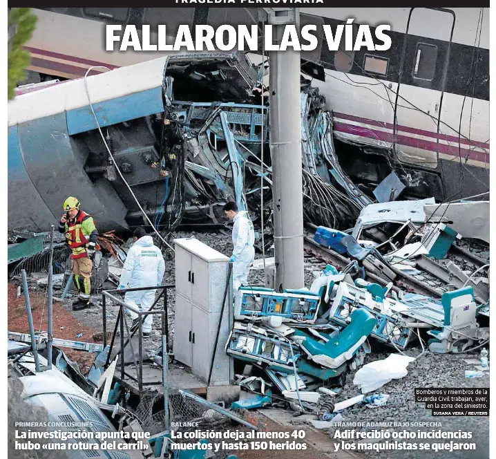 FALLARON LAS VÍAS