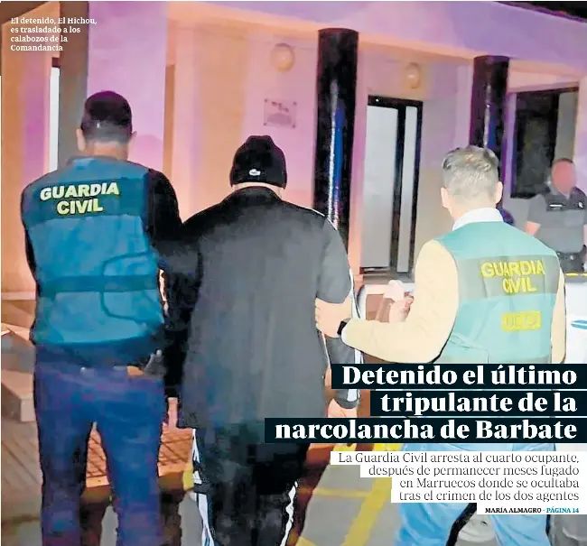 DETENIDO EL ÚLTIMO TRIPULANTE DE LA NARCOLANCHA DE BARBATE