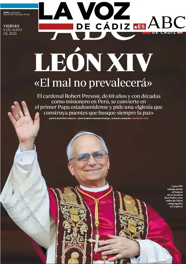LEÓN XIV «EL MAL NO PREVALECERÁ»