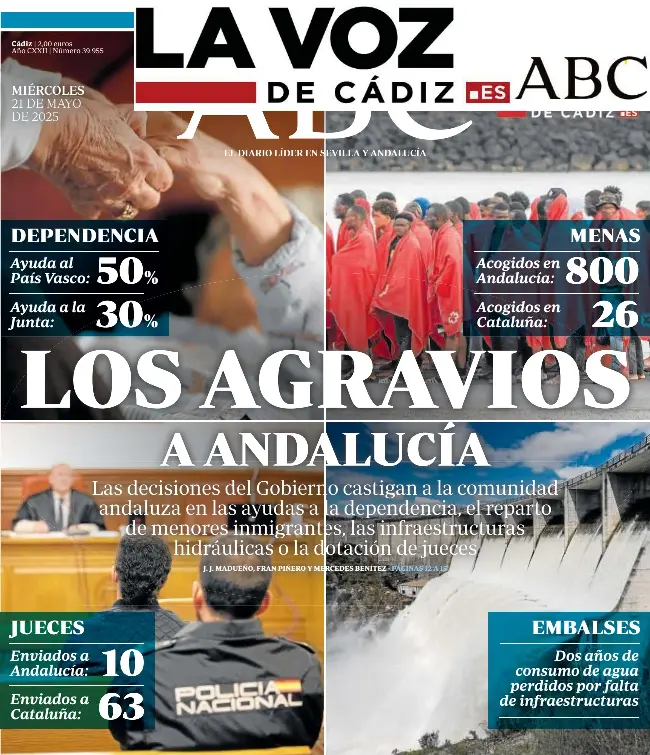LOS AGRAVIOS A ANDALUCÍA