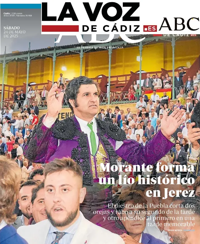 MORANTE FORMA UN LÍO HISTÓRICO EN JEREZ