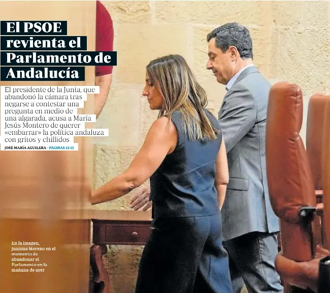 EL PSOE REVIENTA EL PARLAMENTO DE ANDALUCÍA