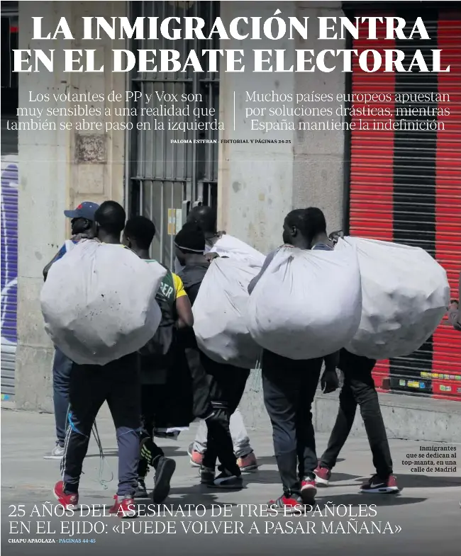 LA INMIGRACIÓN ENTRA EN EL DEBATE ELECTORAL