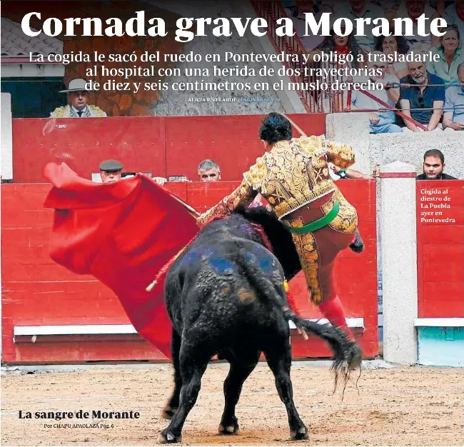 CORNADA GRAVE A MORANTE