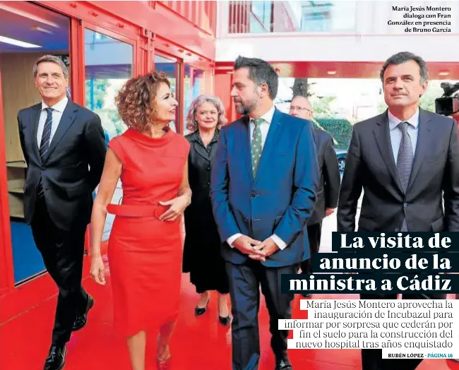LA VISITA DE ANUNCIO DE LA MINISTRA A CÁDIZ