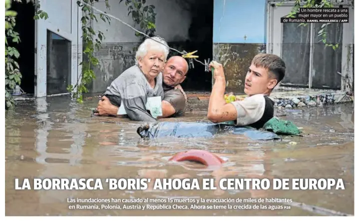 LA BORRASCA ‘BORIS’ AHOGA EL CENTRO DE EUROPA