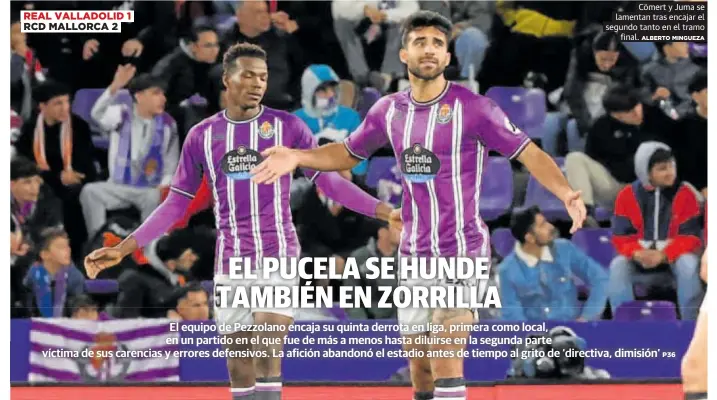 EL PUCELA SE HUNDE TAMBIÉN EN ZORRILLA