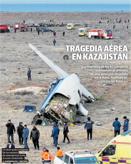 TRAGEDIA AÉREA EN KAZAJISTÁN