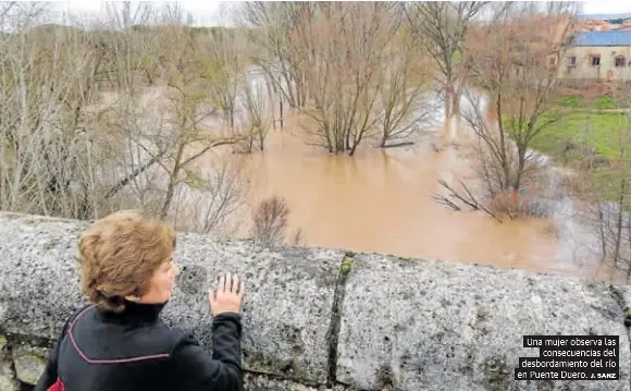 EL DUERO SE DESBORDA EN PUENTE DUERO